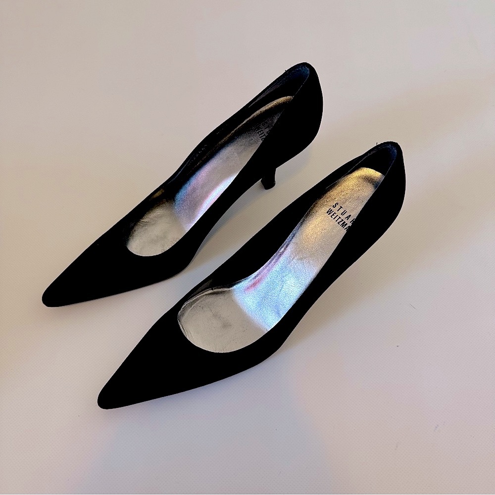 Stuart Weitzman Nylon Heels Sz 8.5